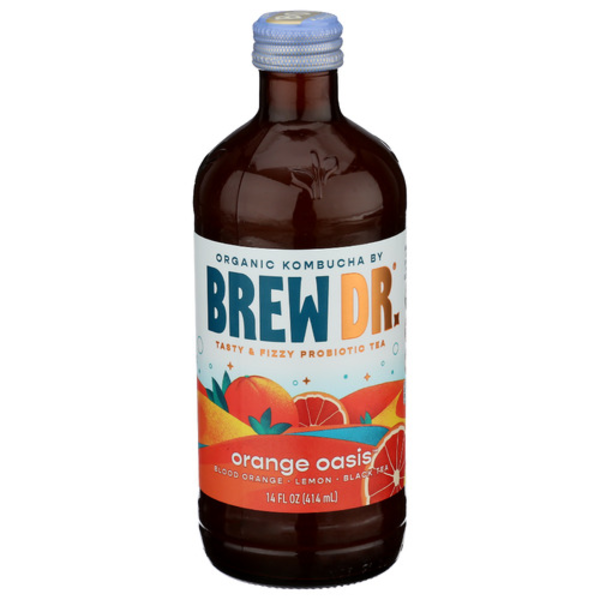 Sprouts Farmers Market Brew Dr. Kombucha Orange Oasis, Organic Kombucha SameDay Delivery or