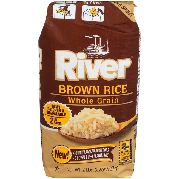 River Whole Grain Brown Rice (32 oz) Instacart