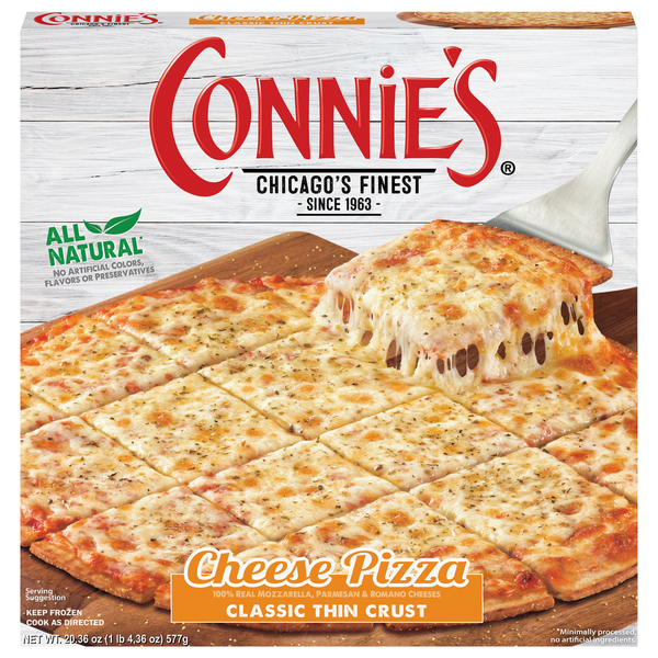 Connie's Pizza Classic Thin Crust Cheese Pizza