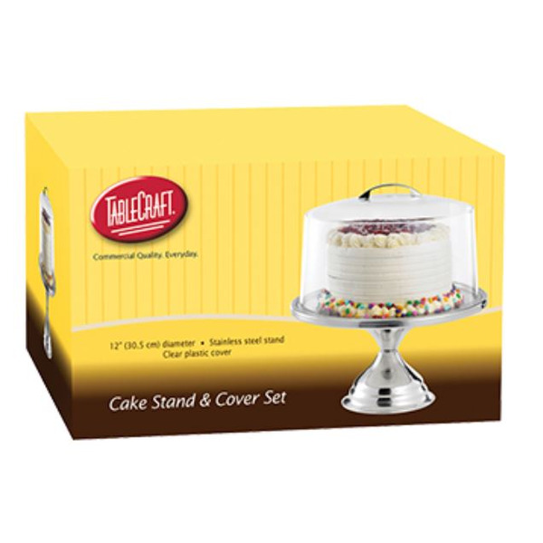 Tablecraft - Cake Stand And Cover Set