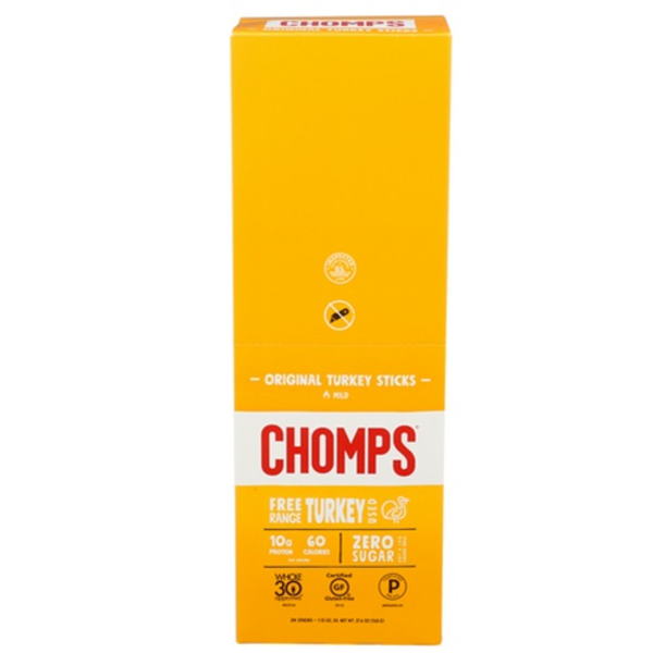 Chomps Mild Original Turkey Stick 24 Pack Case