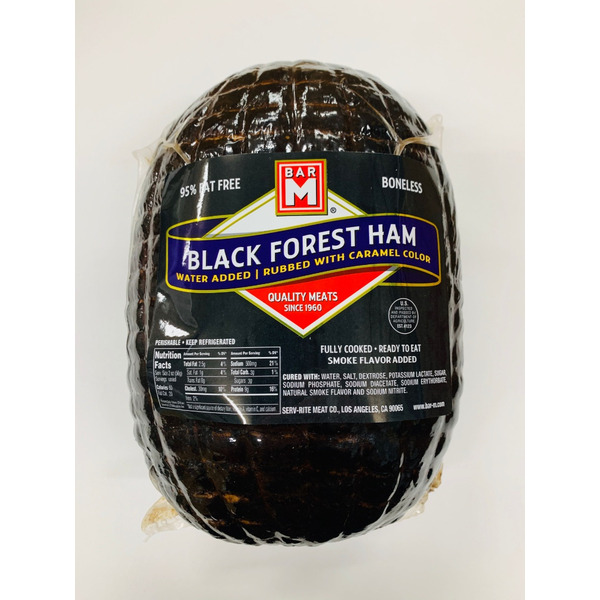 Bar M Black Forest Ham water added rubbed with Caramel