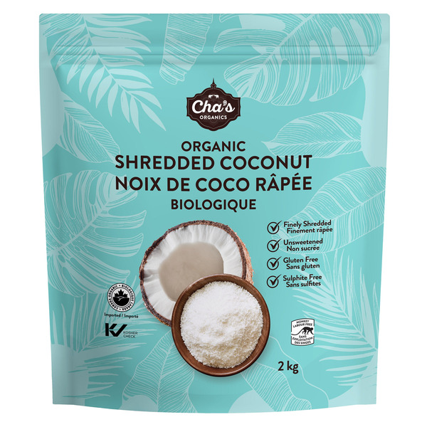 Cha's Organics Shredded Coconut