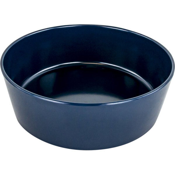 Play On Bamboo Melamine Dog Bowl - Navy