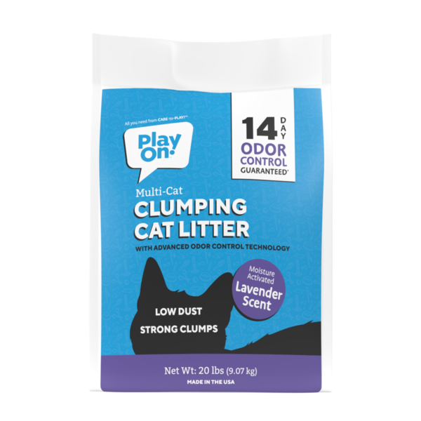 Play On Lavender Scented Clumping Cat Litter Bag