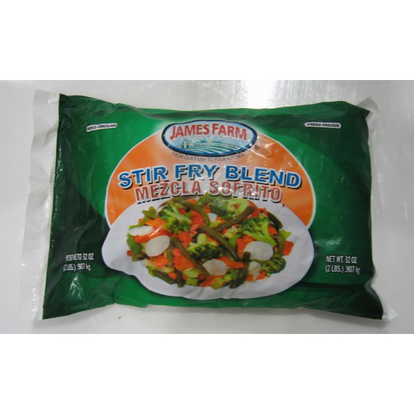 Frozen James Farm - IQF Stir Fry Blend - 2 lbs