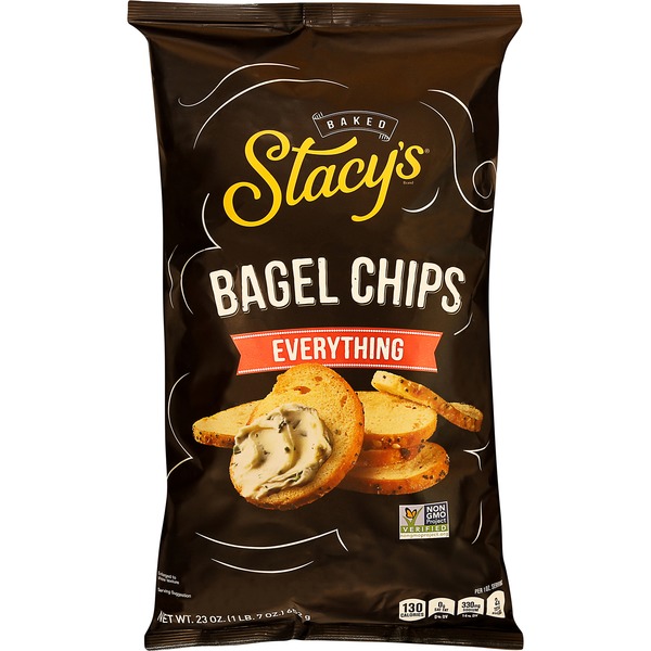 Stacy's Bagel Chips Everything Flavor 23 Ounce Plastic Bag (23 oz) from