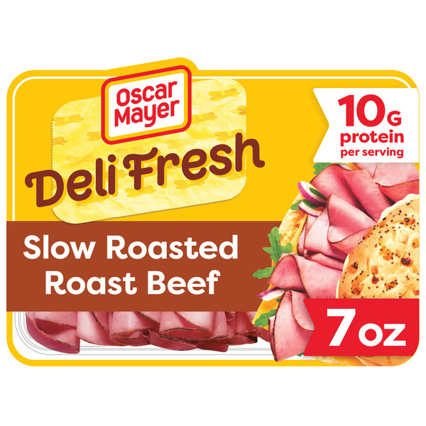 Oscar Mayer Deli Fresh Slow Roasted Roast Beef Sliced Sandwich Lunch Meat
