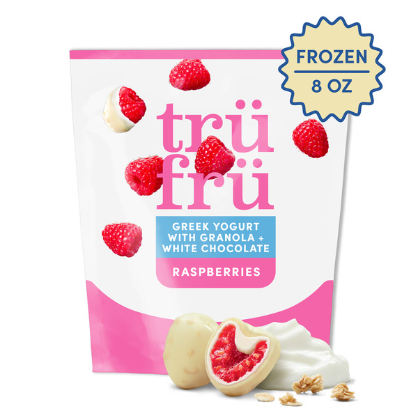 果物 yuruyuri Tru Fru Frozen Raspberries in Greek Yogurt and White Chocolate