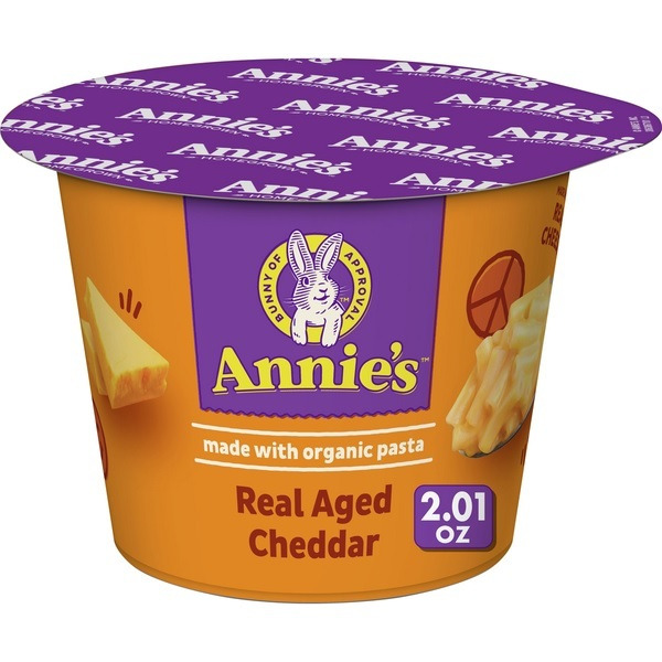 Annie's Real Aged Cheddar Microwavable Mac and Cheese Cup