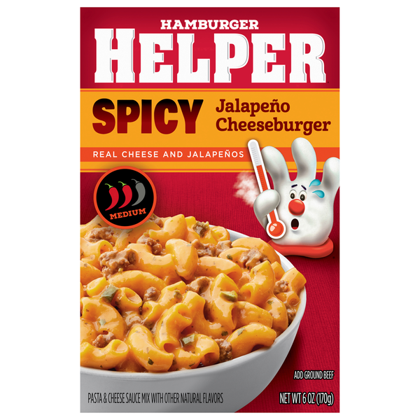 Hamburger Helper Pasta & Cheese Sauce Mix, Spicy Jalapeno