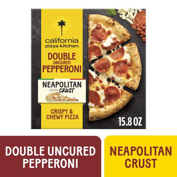 California Pizza Kitchen Double Uncured Pepperoni Pizza Neapolitan Crust