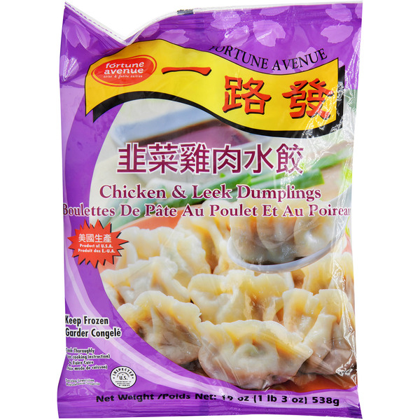 Fortune Avenue Chicken & Leek Dumplings