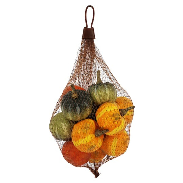 Ashland Orange, Yellow & Green Decorative Pumpkins