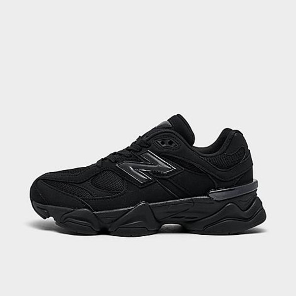 New Balance Big Kids' 9060 Casual Shoes, Size 5.5 - Black & Phantom