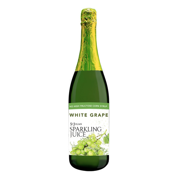 St. Julian Sparkling White Grape Juice, Non-Alcoholic Same-Day