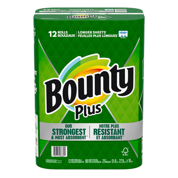 Bounty Plus 2-ply Paper Towels Same-Day Delivery | Costco