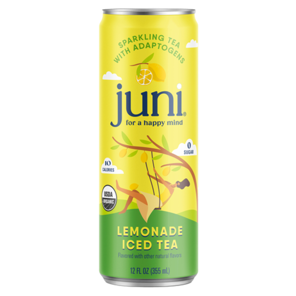 Juni Organic Lemonade Iced Sparkling Tea With Adaptogens