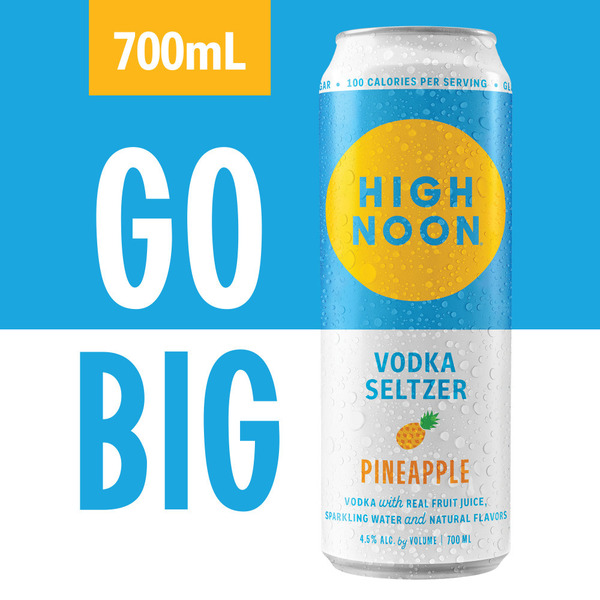 High Noon Vodka Seltzer Pineapple Same-Day Delivery or Pickup