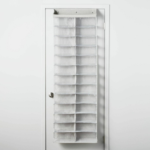 Brightroom Over The Door 26 Shelf Mesh Shoe Organizer Light Gray - ™