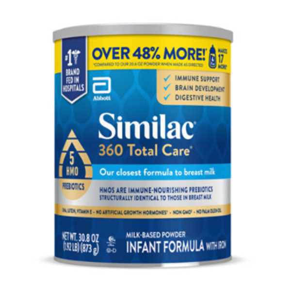 Similac 360 Total Care Infant Formula Powder With 5 HMO Prebiotics