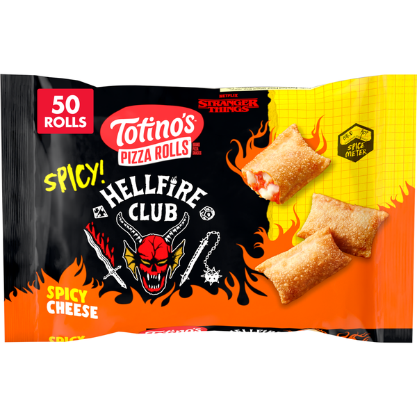 Totino's Pizza Rolls Hellfire Club Spicy Cheese Stranger Things