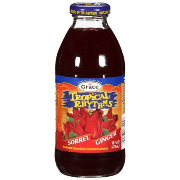 Grace - Tropical Rhythms Sorrel Ginger Juice Drink - 12/16 oz glass bottles