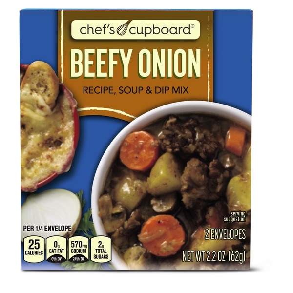 Chef's Cupboard Onion Recipe, Soup or Dip Mix