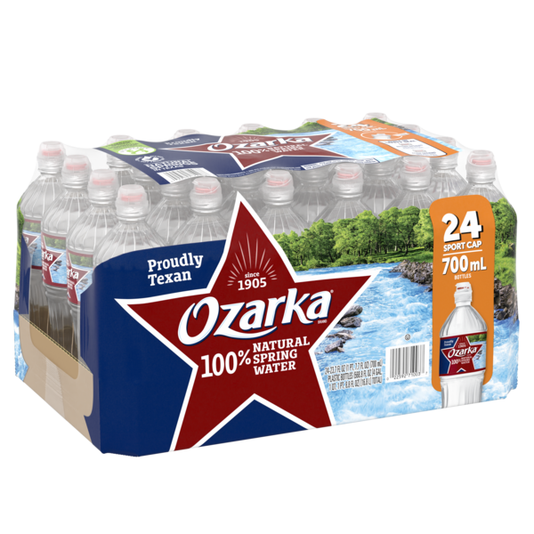 Ozarka No Flavor 100 Natural Spring Water (23.7 oz) Instacart