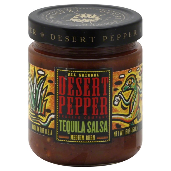Desert Pepper Salsa, Tequila, Medium Burn