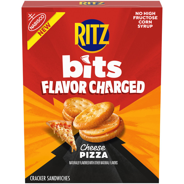 Ritz Cheese Pizza Sandwich Crackers, Snacks For Kids And Adults