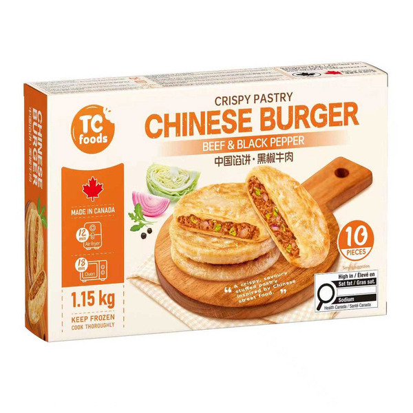TC Foods Beef & Black Pepper Chinese Burger 1.15 kg