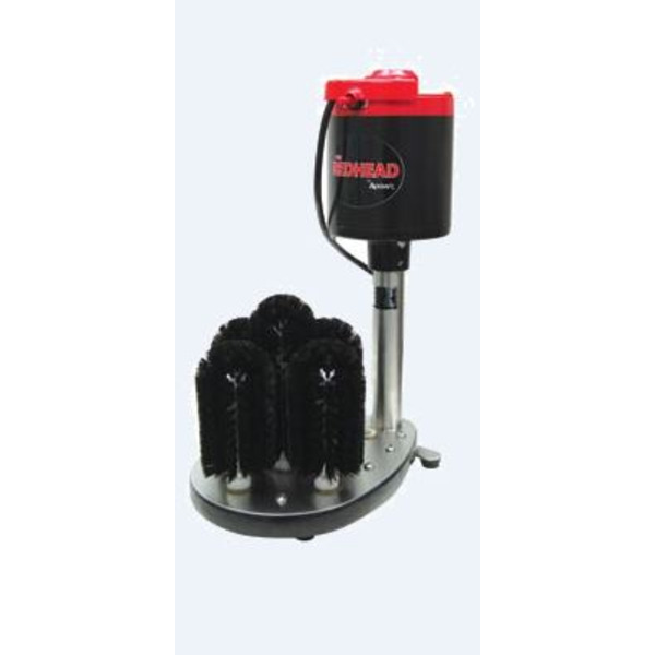 The Redhead Glass Washer, upright, electric, 5-brush