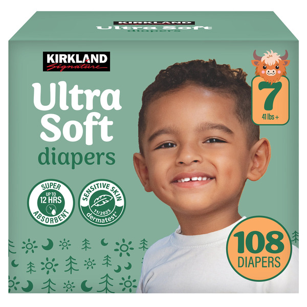 Kirkland Signature Diaper Sizes 3-7, Size Seven