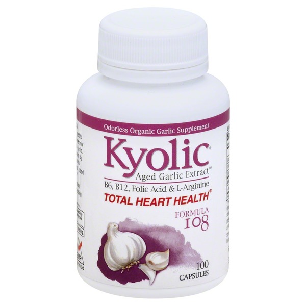 Kyolic Aged Garlic Extract, Formula 108, Capsules (100 each) Instacart