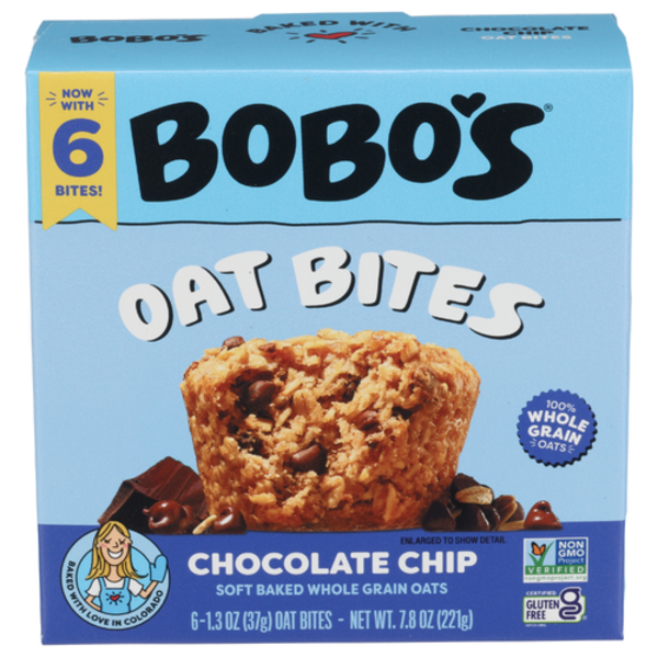 Bobo's Chocolate Chip Oat Bites 6 Pack
