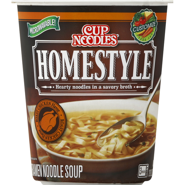 Nissin Cup Noodles Homestyle Roast Chicken Flavor Ramen Noodle