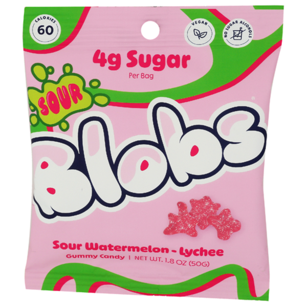 Blobs Sour Watermelon-Lychee Blob Gummies