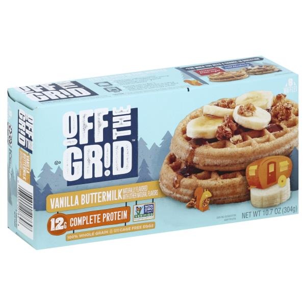 Off the Grid Frozen Waffles Vanilla Buttermilk (10.7 oz) from Publix Instacart