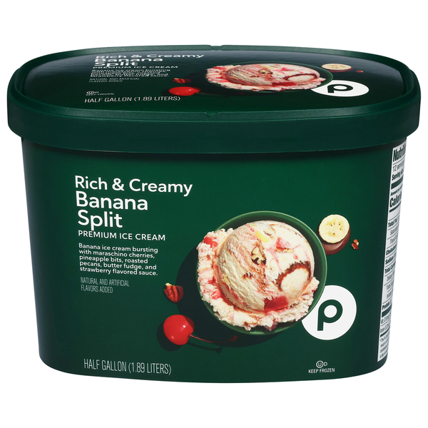 Publix Ice Cream, Banana Split, Classic Same-Day Delivery or