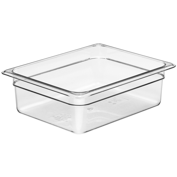 Cambro - Camwear 24CW135 - 1/2 Size Food Pan, 4" Deep, Clear