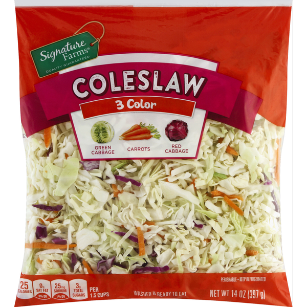 Signature Farms Coleslaw, 3 Color