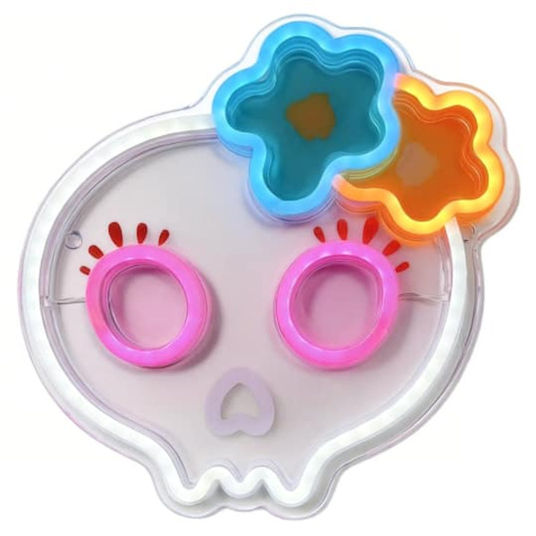 Ashland Skull LED Neon Sign