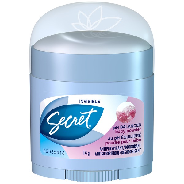 Secret Invisible Solid Baby Powder Antiperspirant/Deodorant (14 g