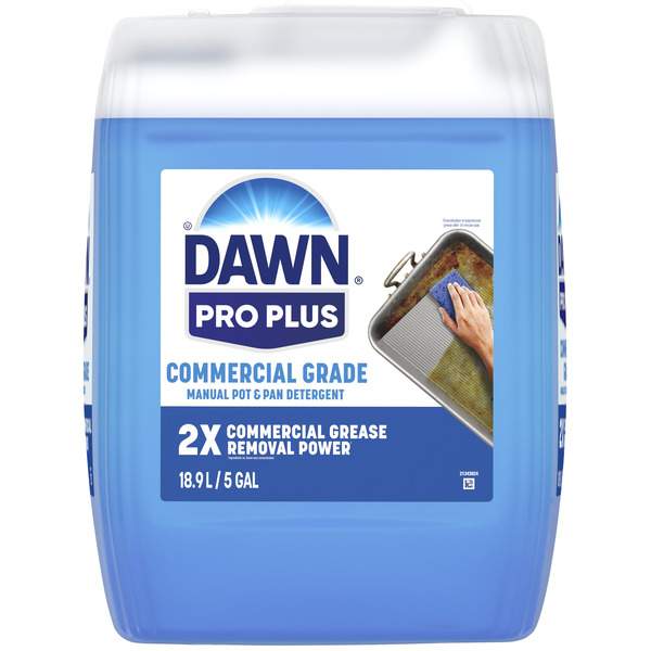Dawn Pro Plus - Commercial Grade Manual Pot & Pan Detergent - 5 Gal