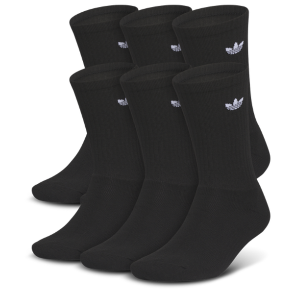adidas Unisex Black Cushioned Crew Large Socks