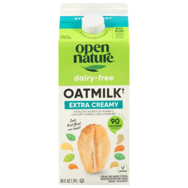 Open Nature Dairy-Free Extra Creamy Oatmilk