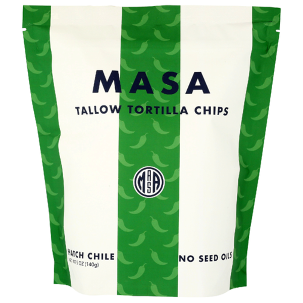 Masa Chips Hatch Chile Tallow Tortilla Chips Same-Day Delivery or