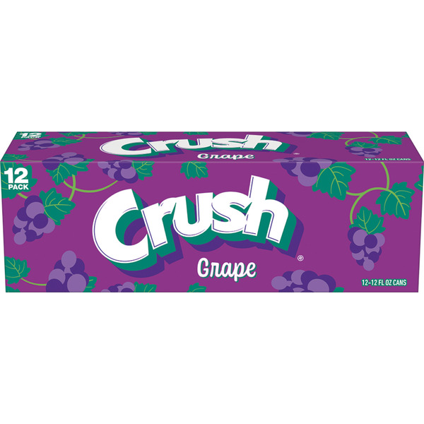 Crush Grape Soda - 24/12 oz cans