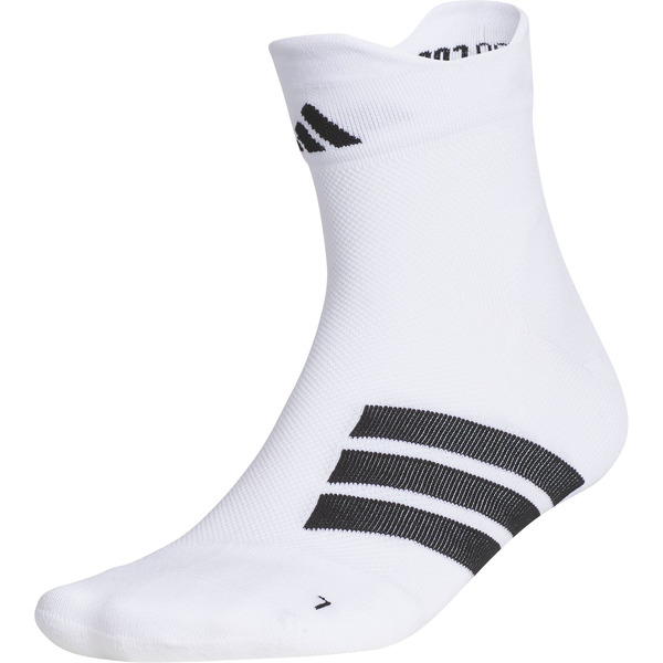adidas Adizero Run Socks, M - White/Black
